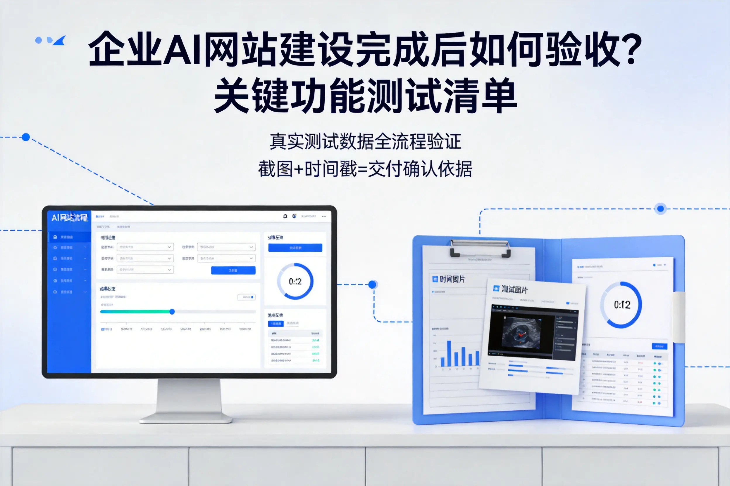 汉中企业AI网站建设完成后如何验收？关键功能测试清单