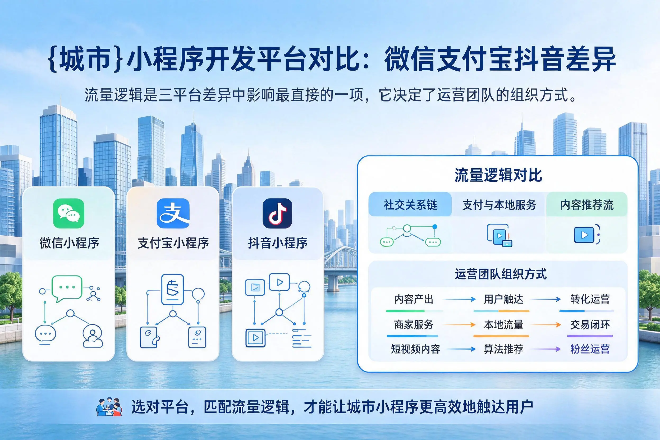 汉中小程序开发平台对比:微信支付宝抖音差异